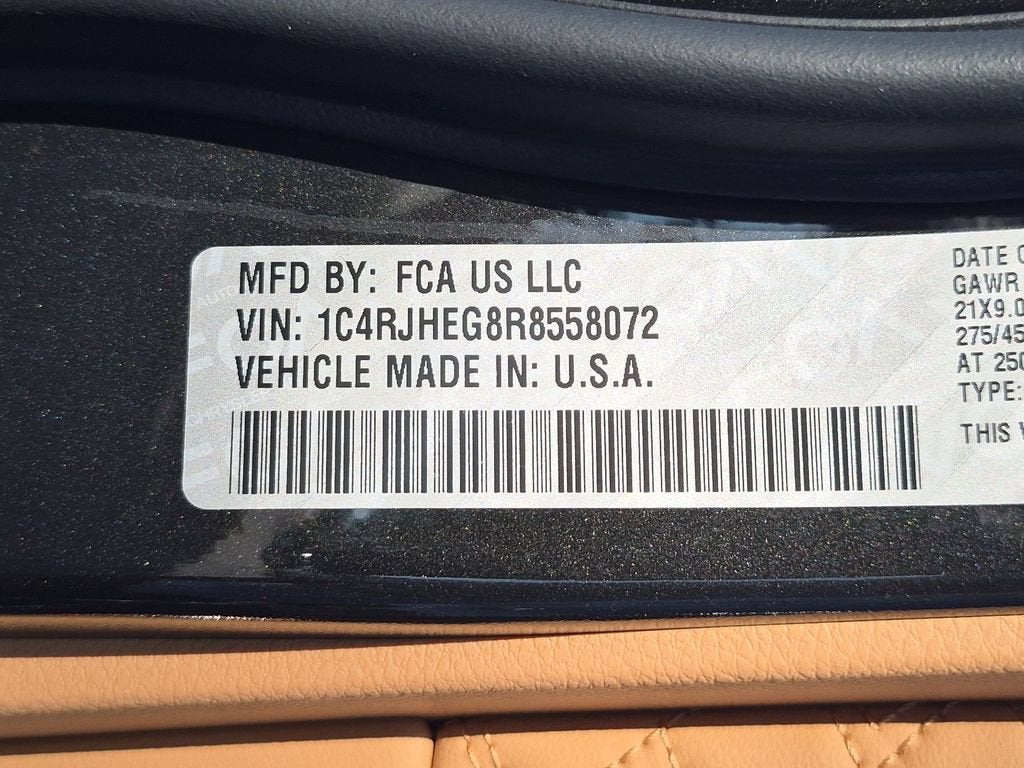 2024 Jeep Grand Cherokee Summit Reserve