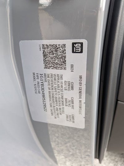 2024 Chevrolet Corvette Stingray 2LT