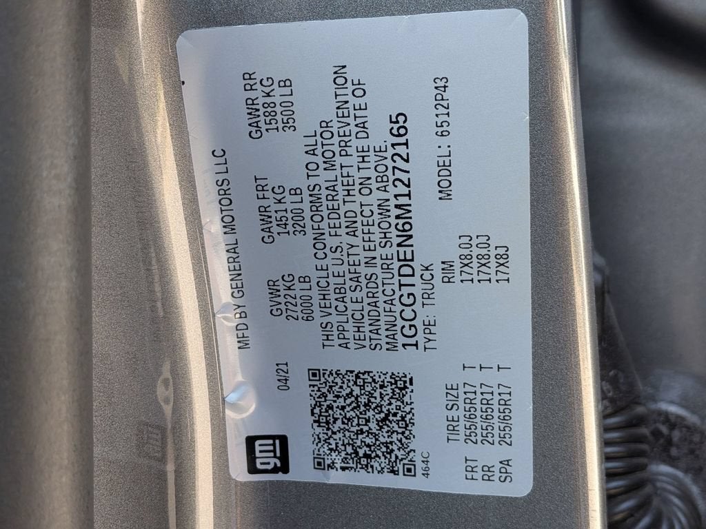 2021 Chevrolet Colorado 4WD Z71