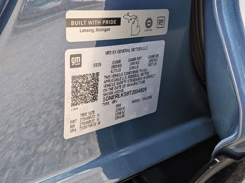 2026 Chevrolet Traverse RS