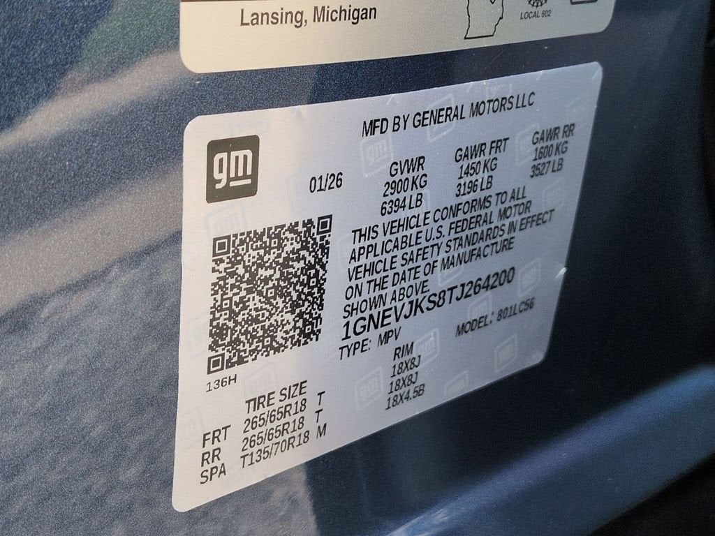 2026 Chevrolet Traverse Z71