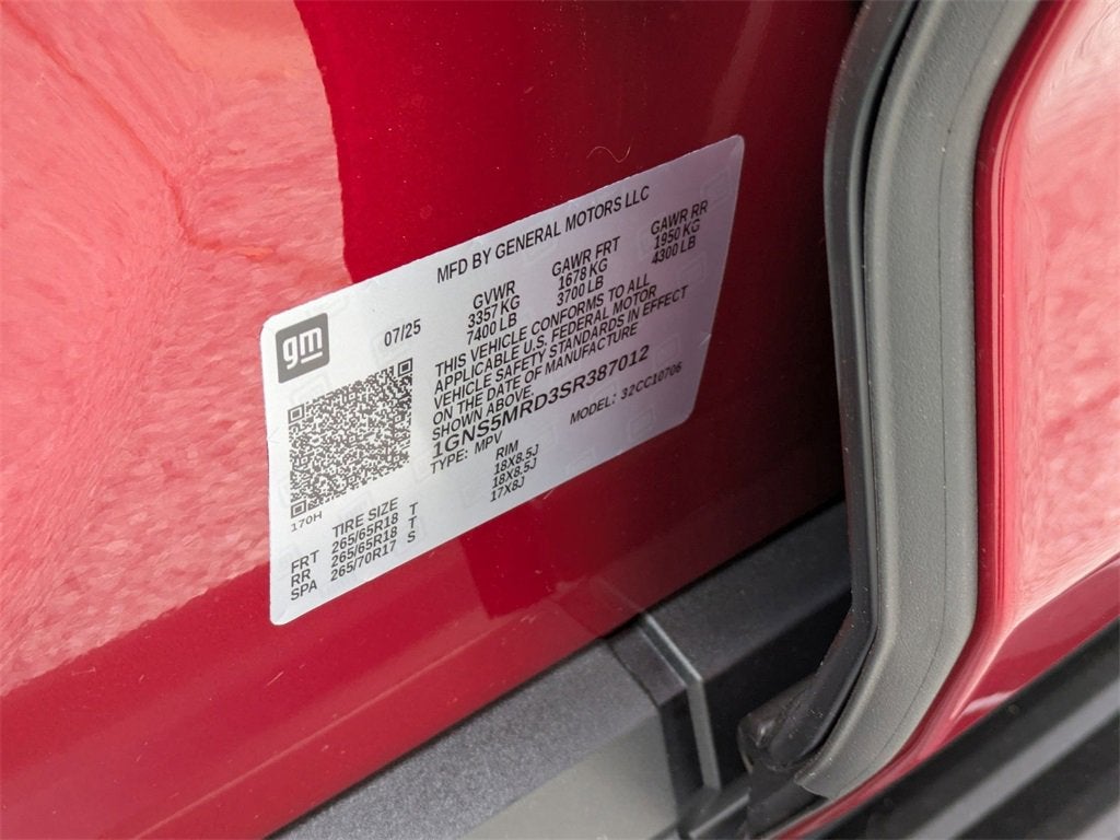 2025 Chevrolet Tahoe LS