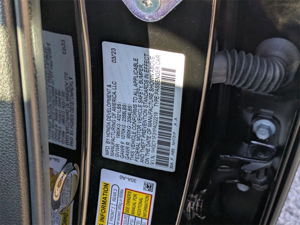 2023 Honda Accord Sedan EX