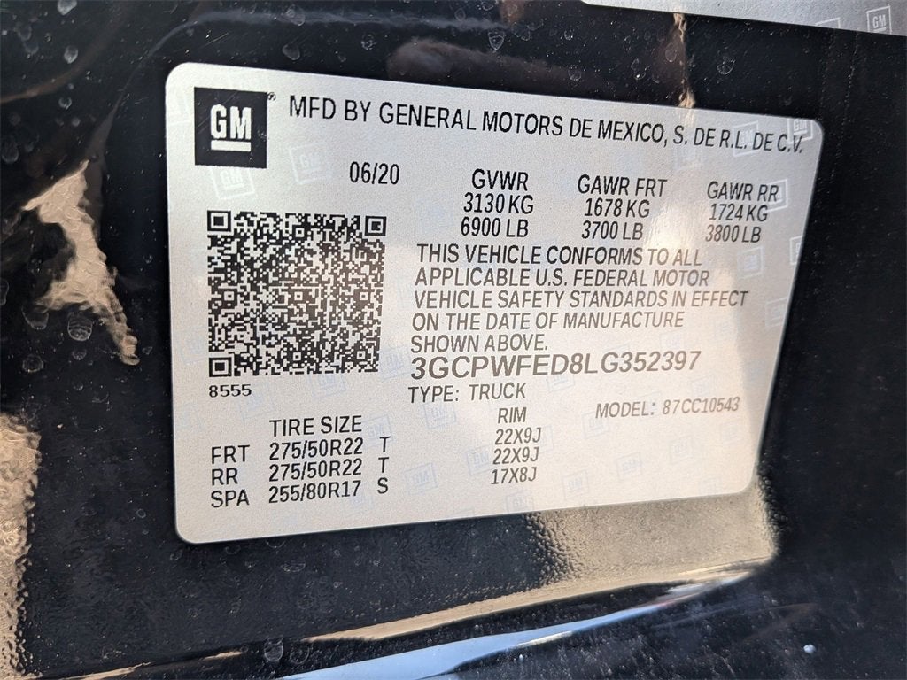 2020 Chevrolet Silverado 1500 High Country