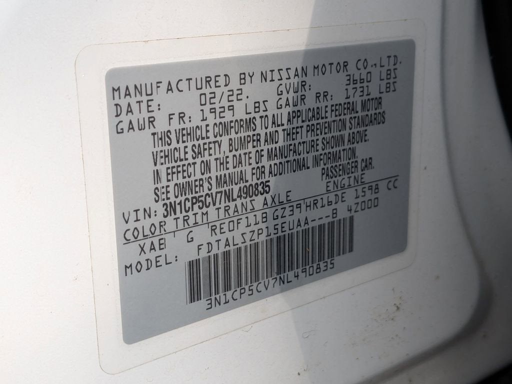 2022 Nissan Kicks SV