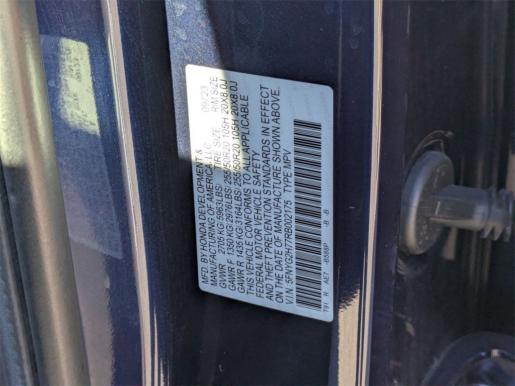 2024 Honda Pilot Touring