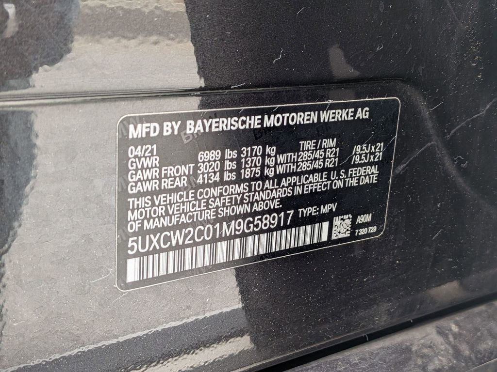 2021 BMW X7 xDrive40i