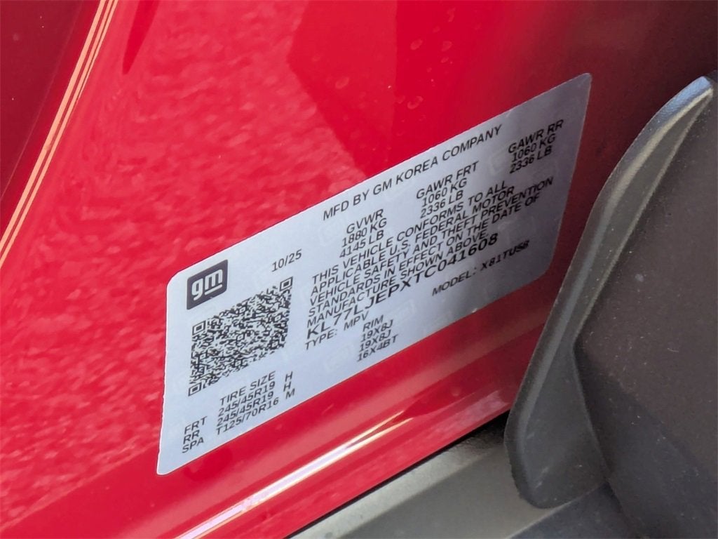 2026 Chevrolet Trax 2RS