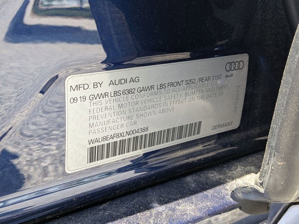 2020 Audi A8 L Base