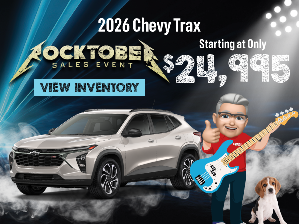 2026 Chevy Trax Starting at Only $24,995 