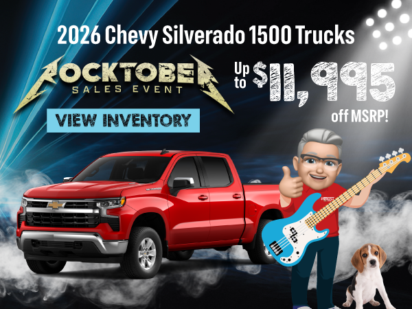 2026 Chevy Silverado 1500 Trucks Up to $11,995 off MSRP!