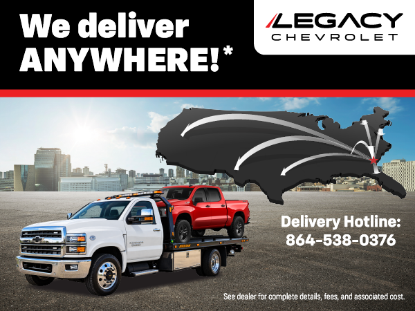 We Deliver ANYWHERE!