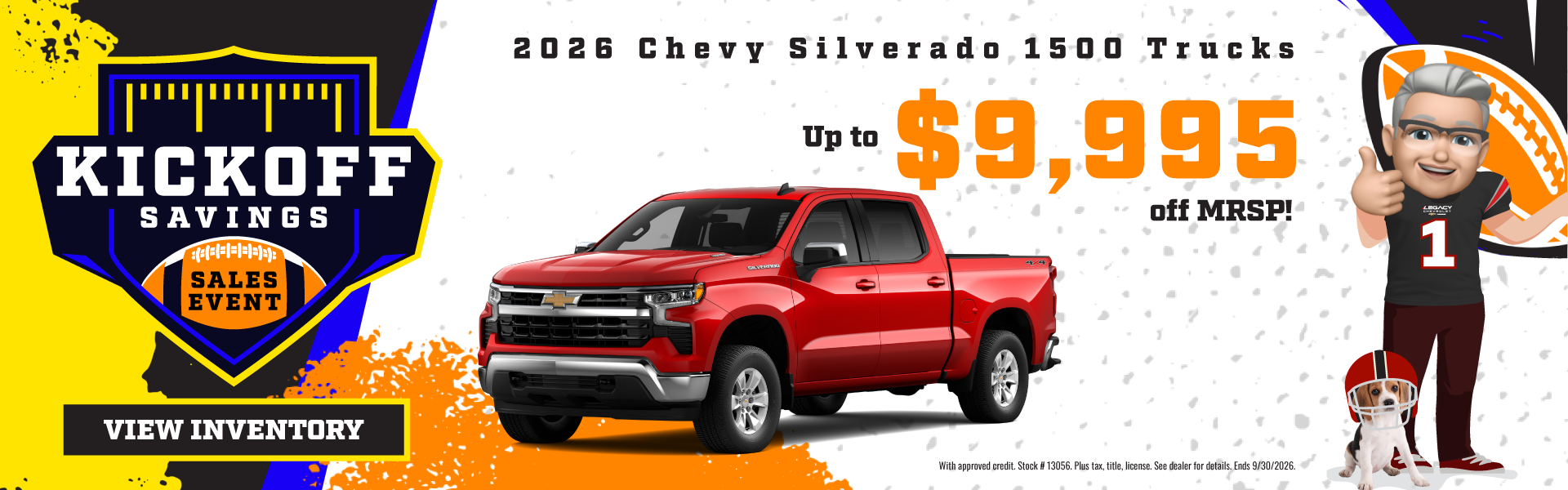 2026 Chevy Silverado 1500 Trucks Up to $9,995 off MSRP!